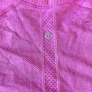 Lululemon long sleeve swiftly tech. Size 6. Pink.